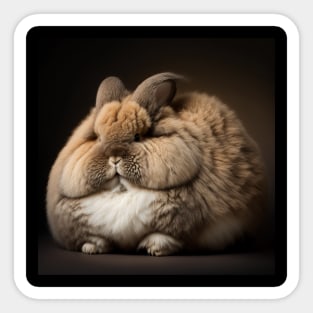 Fluffy Rabbit Sticker